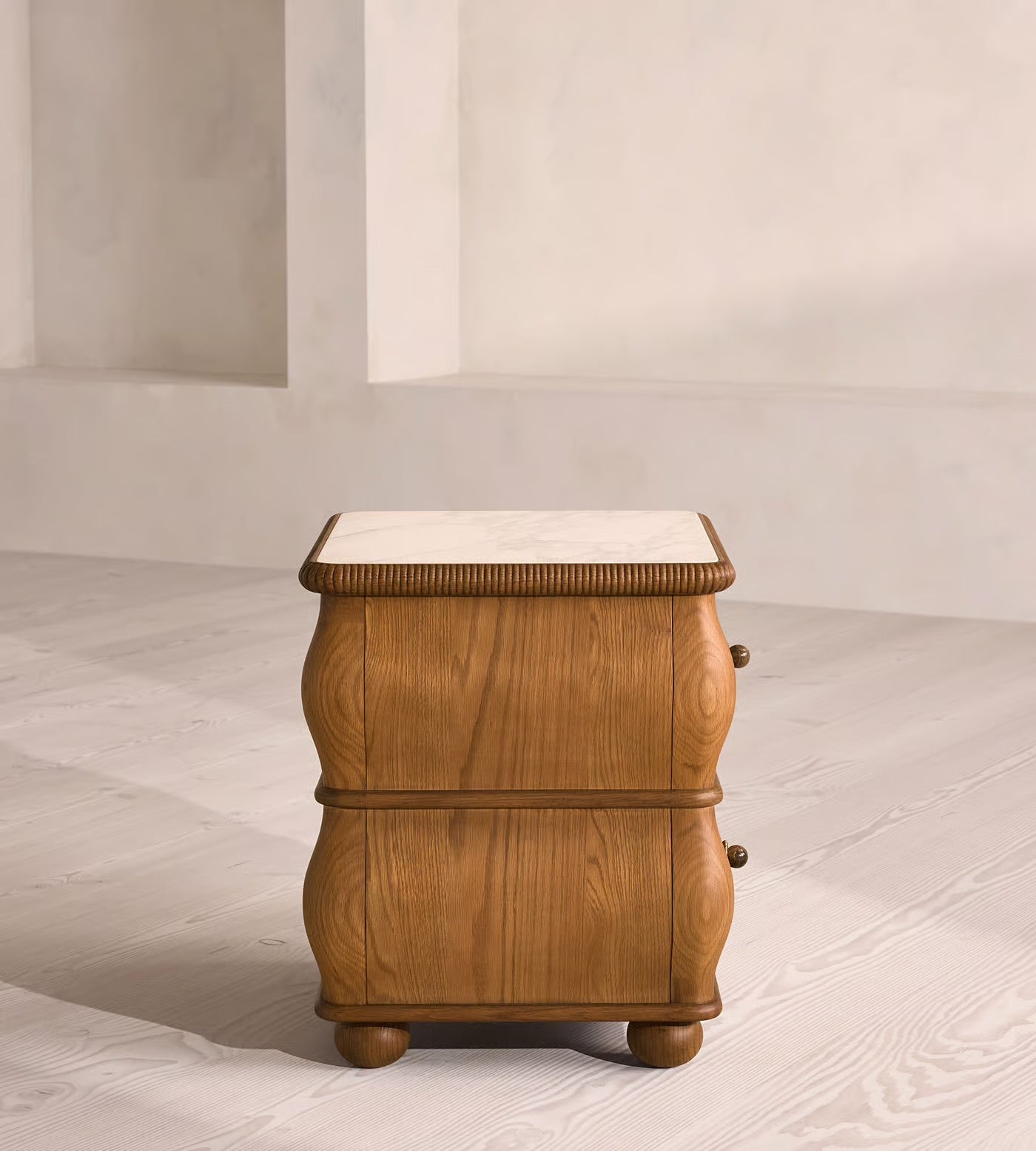 Esmeray Bedside Table, Mid-tone