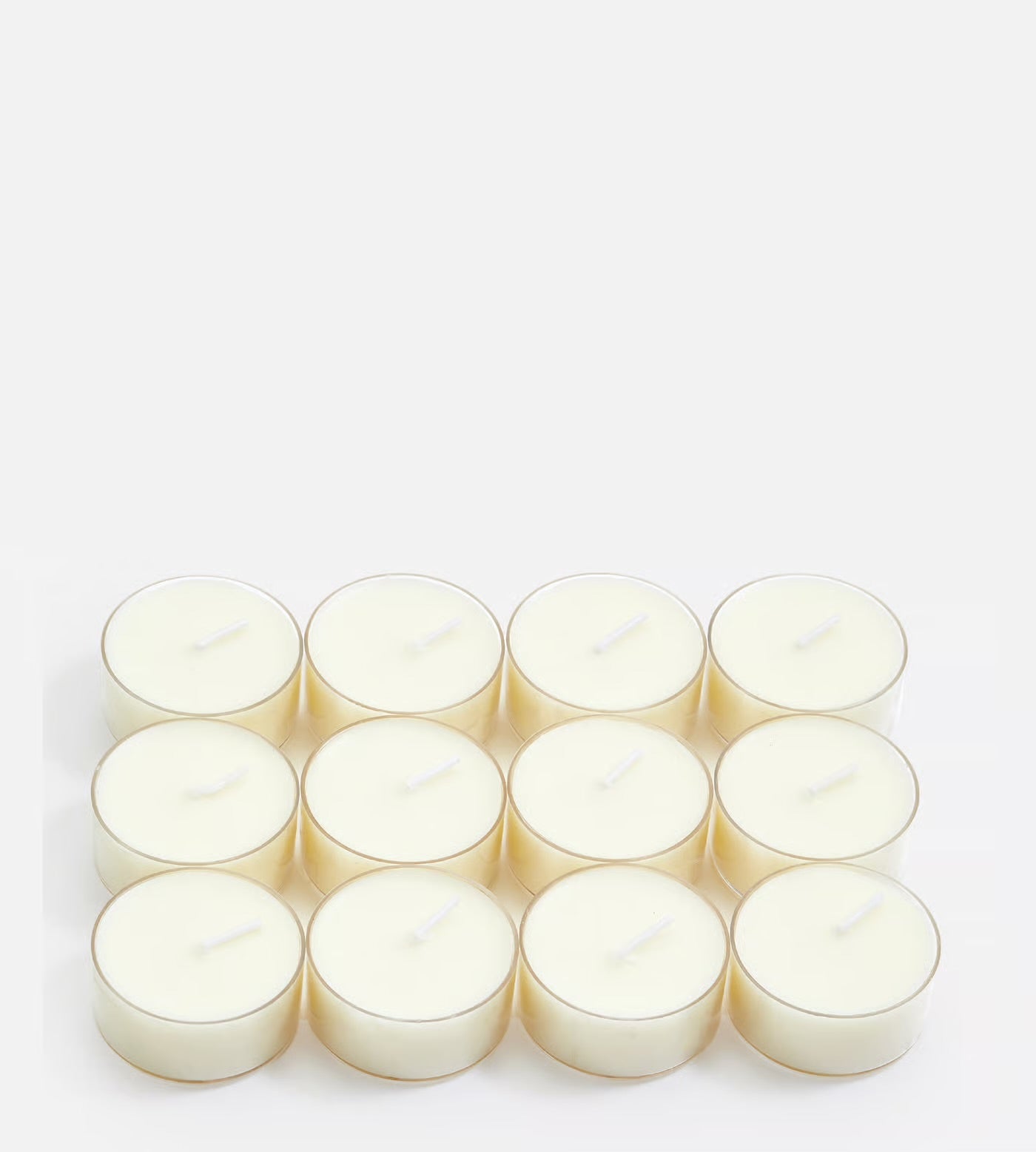 Ivory Tealights, Set of Twelve